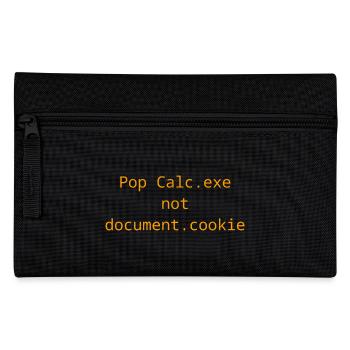 Vulnerability exploiter t-shirt - Calc.exe - XSS - Trousse - noir - Devant