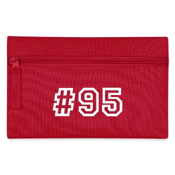 1995 Hashtag 95 - Federtasche - Rot - Vorne