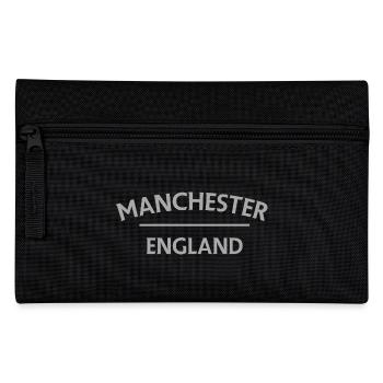 Manchester – England Lyric Design - Federtasche - Schwarz - Vorne