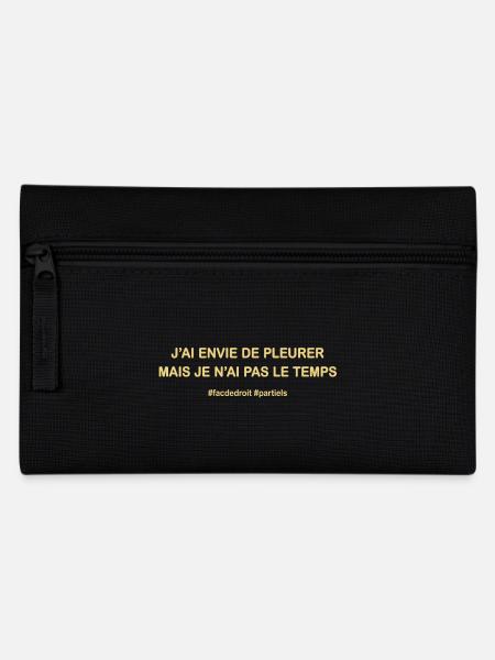 Pas le temps - Trousse - noir