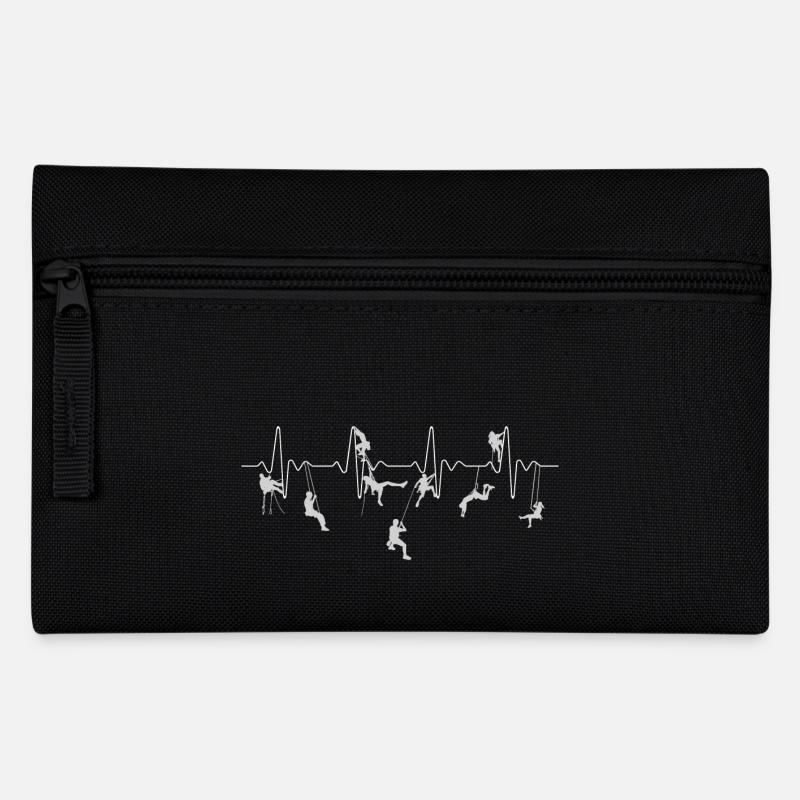 Kletterer Heartbeat - Federtasche - Schwarz