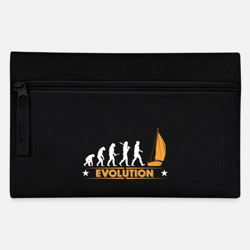 Sail evolution - orange/white - Pencil Case - black