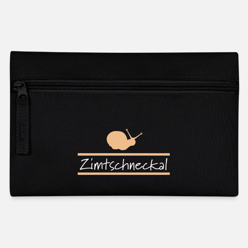 Zimtschneckal - Federtasche - Schwarz