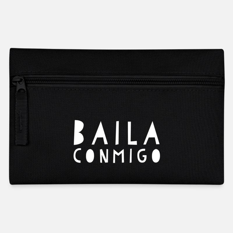 Baila Conmigo white - Dance Shirts - Pencil Case - black