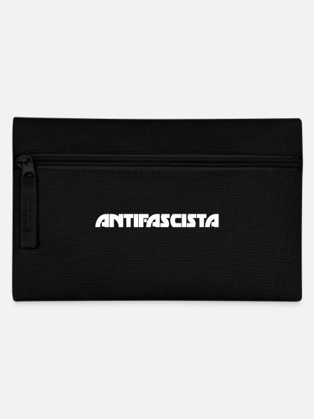 antifascista blanc - Trousse - noir