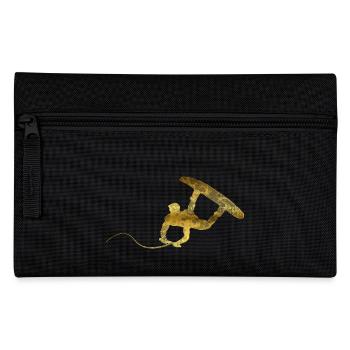 Wakeboarder or vagues cadeau - Trousse - noir - Devant