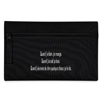 humour - Trousse - noir - Devant