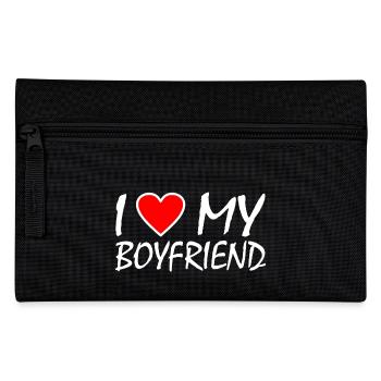 I love my boyfriend - Pencil Case - black - Front