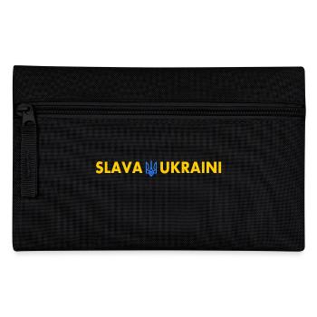 Slava ukraini - Pencil Case - black - Front