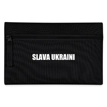 Slava ukraini - Pencil Case - black - Front