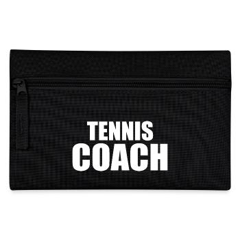 Tennis coach - Pencil Case - black - Front