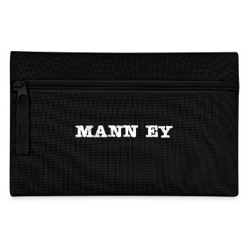 Mann ey weiss - Federtasche - Schwarz - Vorne