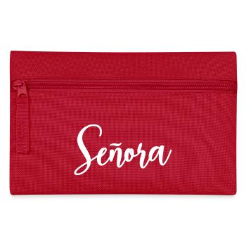 Señora Engagement Bride To Be Wedding Party - Pencil Case - red - Front