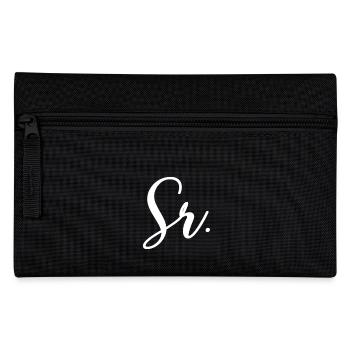 Sr. Engagement Gift Groom To Be Wedding Party - Pencil Case - black - Front