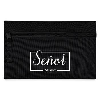 2023 Fête de mariage du marié de fiançailles - Trousse - noir - Devant