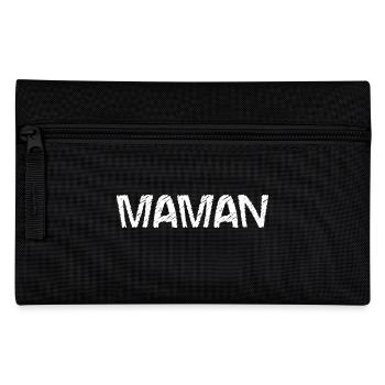 FÊTE DES MÈRES. BONNE FÊTE MAMAN. MAMAN. JE T'AIME - Trousse - noir - Devant