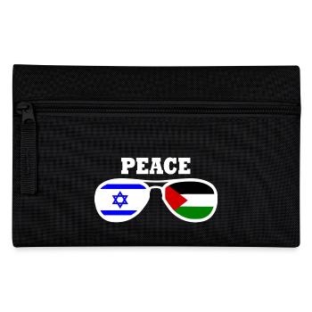 Free Palestine Israel peace - Trousse - noir - Devant