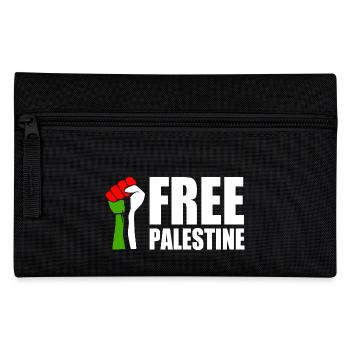 Free palestine - Trousse - noir - Devant