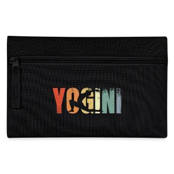 Yogini Vintage Look - Federtasche - Schwarz - Vorne