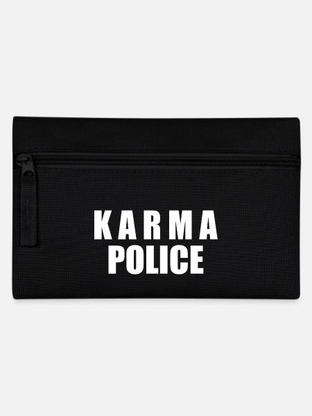 Karma police - Federtasche - Schwarz