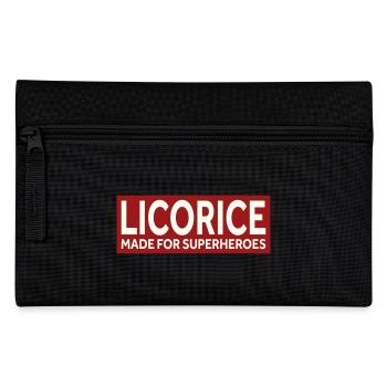 RÉGLISSE - FAITE POUR LES SUPER-HÉROS - Trousse - noir - Devant