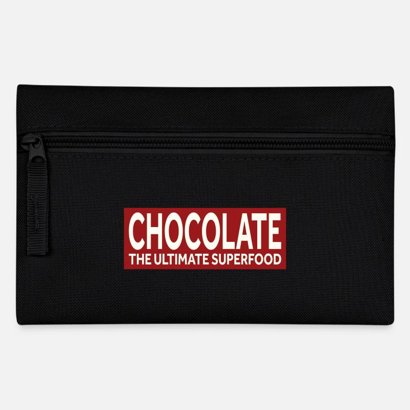 CHOCOLATE - THE ULTIMATE SUPERFOOD - Federtasche - Schwarz