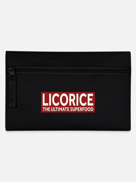 LICORICE - THE ULTIMATE SUPERFOOD - Pencil Case - black