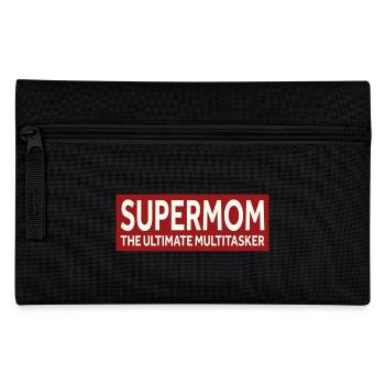 SUPERMOM - THE ULTIMATE MULTITASKER - Federtasche - Schwarz - Vorne
