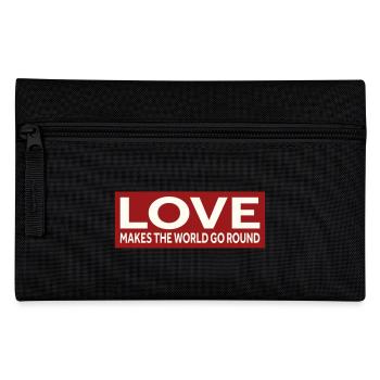 L’AMOUR FAIT TOURNER LE MONDE - Trousse - noir - Devant