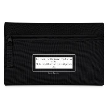 proverbes 169 - Trousse - noir - Devant