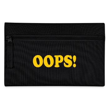 Oops - Federtasche - Schwarz - Vorne