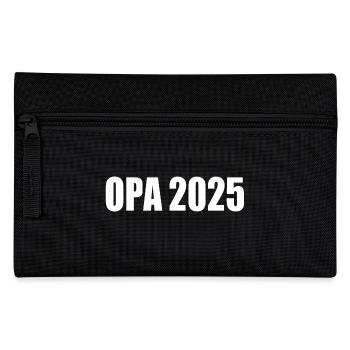 Opa 2025 - Federtasche - Schwarz - Vorne