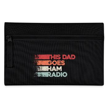 Papa est tout au sujet de la radio amateur ! - Trousse - noir - Devant