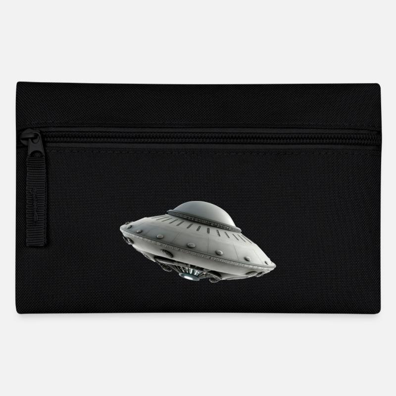 Ufo Alien science fiction - Federtasche - Schwarz
