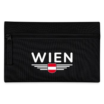Vienna Austria Flag T Shirt Outfit Design - Pencil Case - black - Front