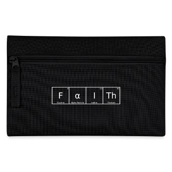Faith Name Vorname Chemie Periodensystem Elemente - Federtasche - Schwarz - Vorne