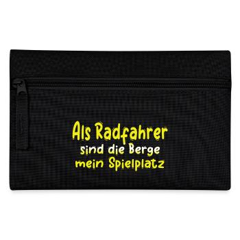 Bicycle Bicycle Bicycle Bike Biker MTB 11 - Pencil Case - black - Front