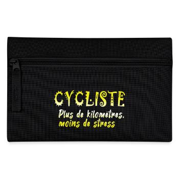 Bicycle bicycle bicycle bike biker mtb 2 - Pencil Case - black - Front