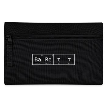 Beret Name First Name Chemistry Periodic Table Elements - Pencil Case - black - Front