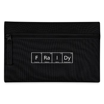 Fraidy Nom Prénom Chimie Tableau périodique Eléments - Trousse - noir - Devant