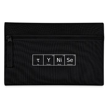Tynise Nom Prénom Chimie Tableau périodique Eléments - Trousse - noir - Devant