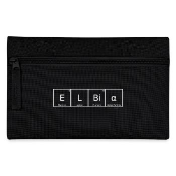 Elbia Name First Name Chemistry Periodic Table Elements - Pencil Case - black - Front