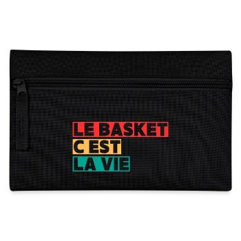 basketball is life,Basketball,Basketball,Sport - Pencil Case - black - Front