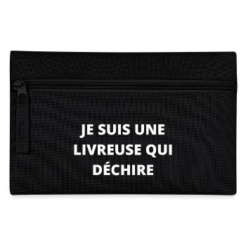 I'm a rocking delivery girl - Pencil Case - black - Front