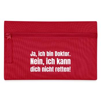 , je suis médecin. Non, il ne peut pas vous sauver ! - Trousse - rouge - Devant