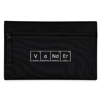 Vander Name First Name Chemistry Periodic Table Elements - Pencil Case - black - Front