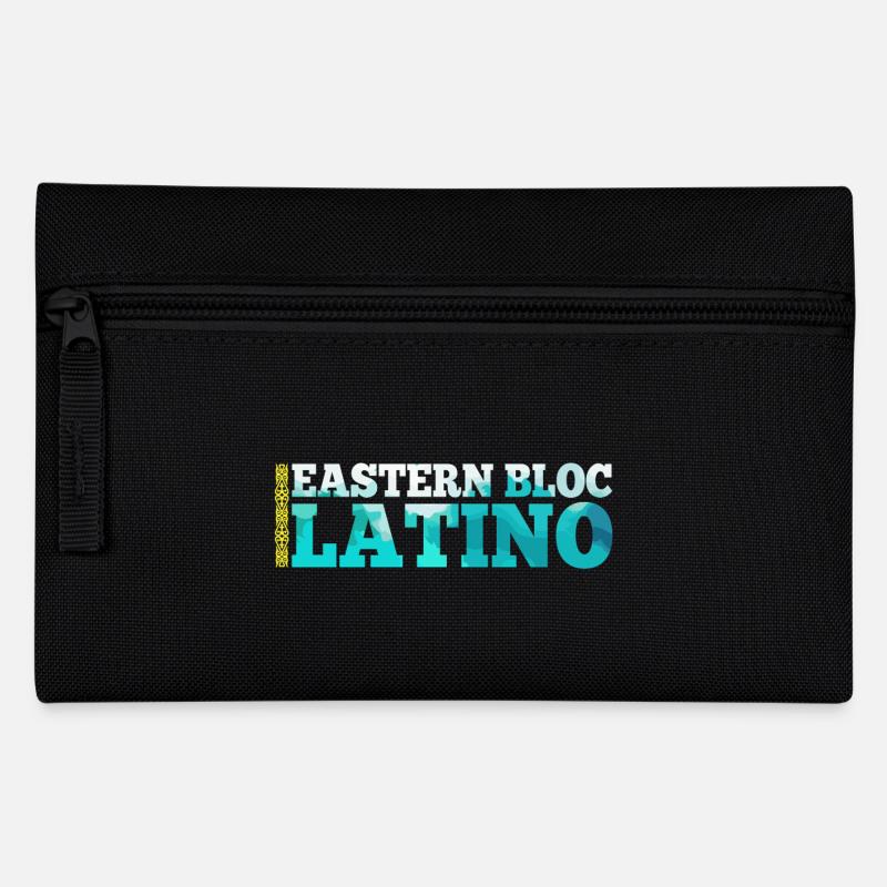 Ostblock Latino Kasache Kasachstan Geschenk - Federtasche - Schwarz