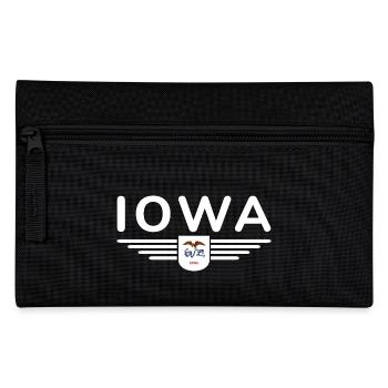 Iowa Fan T-Shirt – Your State! - Pencil Case - black - Front