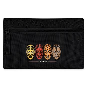 Masque africain - Trousse - noir - Devant