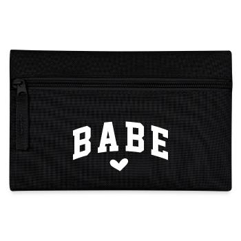 Babe Heart Statement für die Stärkung der Rolle der Frau - Federtasche - Schwarz - Vorne